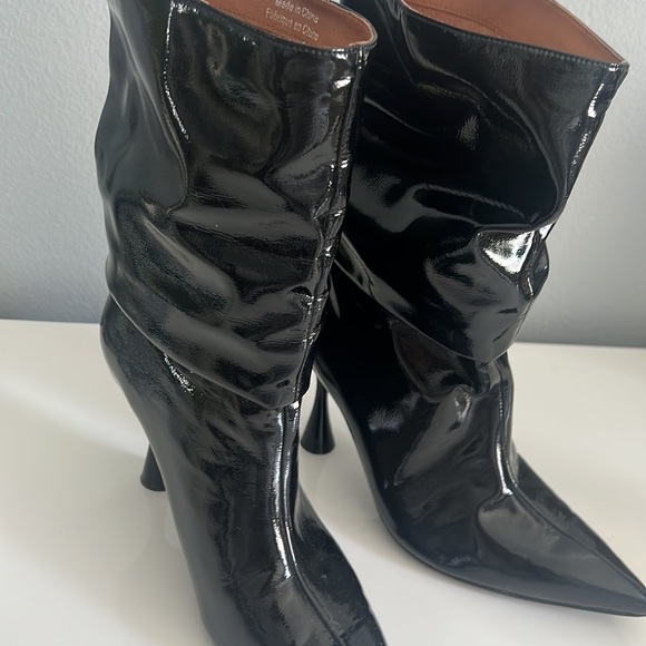 Jeffrey Campbell Leather Heeled Boots - Picture 3 of 8